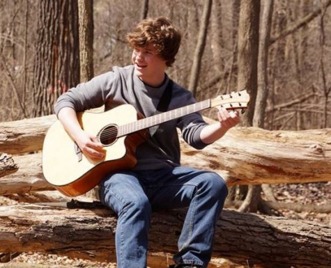 Junior Daniel Mulkeran is playing the guitar, bass and piano. He wants to pursue a career in music. 