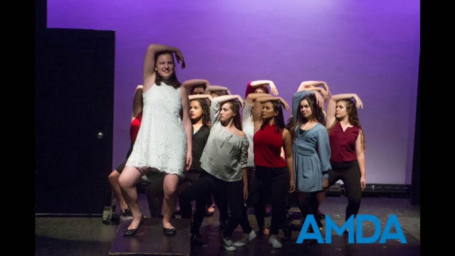 Senior Emily Lourim stars in a show at the American Musical and Dramatic Academy summer program.