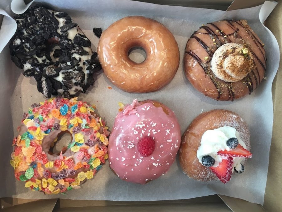 The newly opened Donut Bar offers a variety of unique flavors.