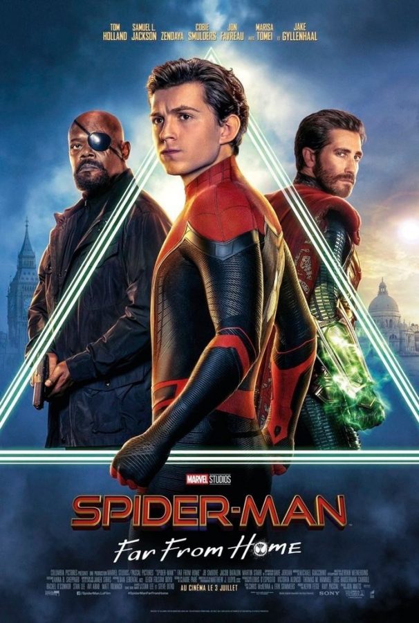 The official poster for Marvel Studios Spider-Man: Far From Home