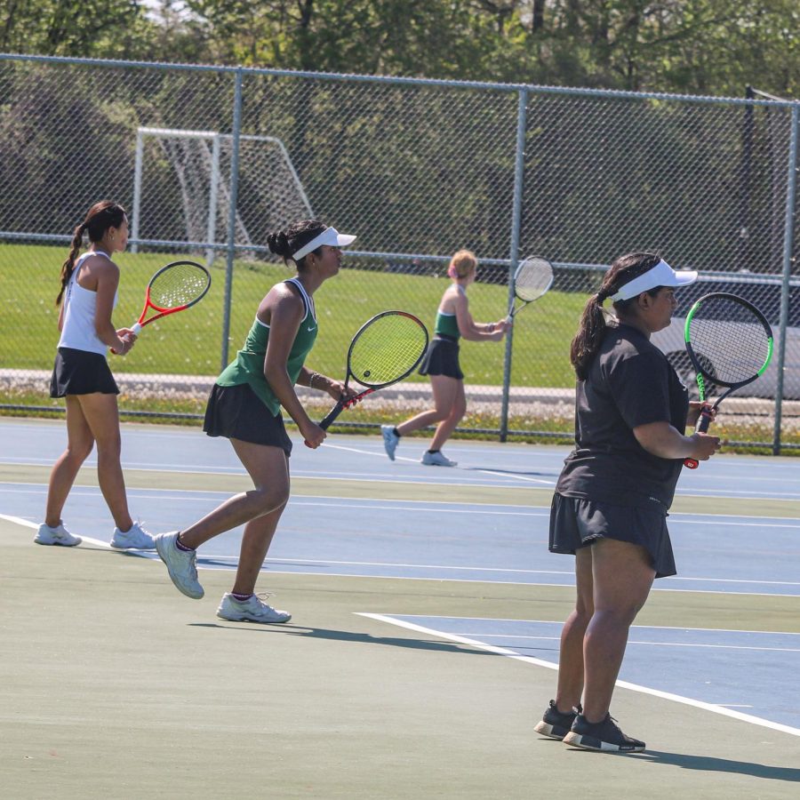 Photo Gallery: Troy Varsity Girls Tennis vs. Novi
