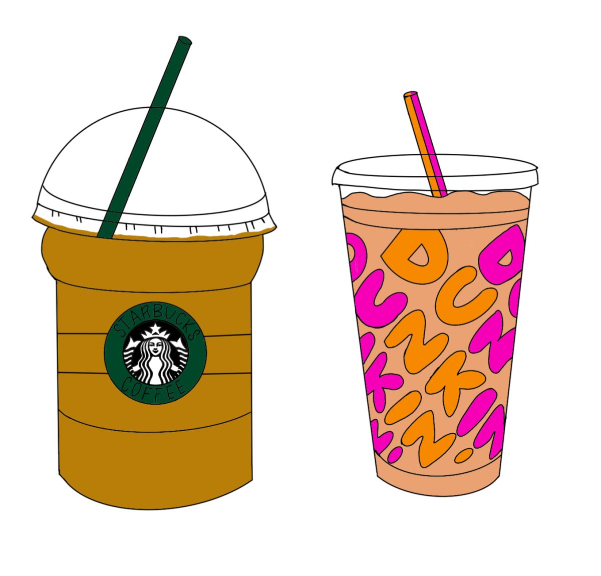 Starbucks vs. Dunkin: The Winter Drinks Battle